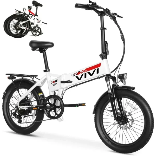 Electric Bike, 20" Folding 500W Ebikes for Adults,Foldable Ebike, 7 Speed